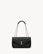 YSL LOULOU medium in MATELASSÉ lambskin